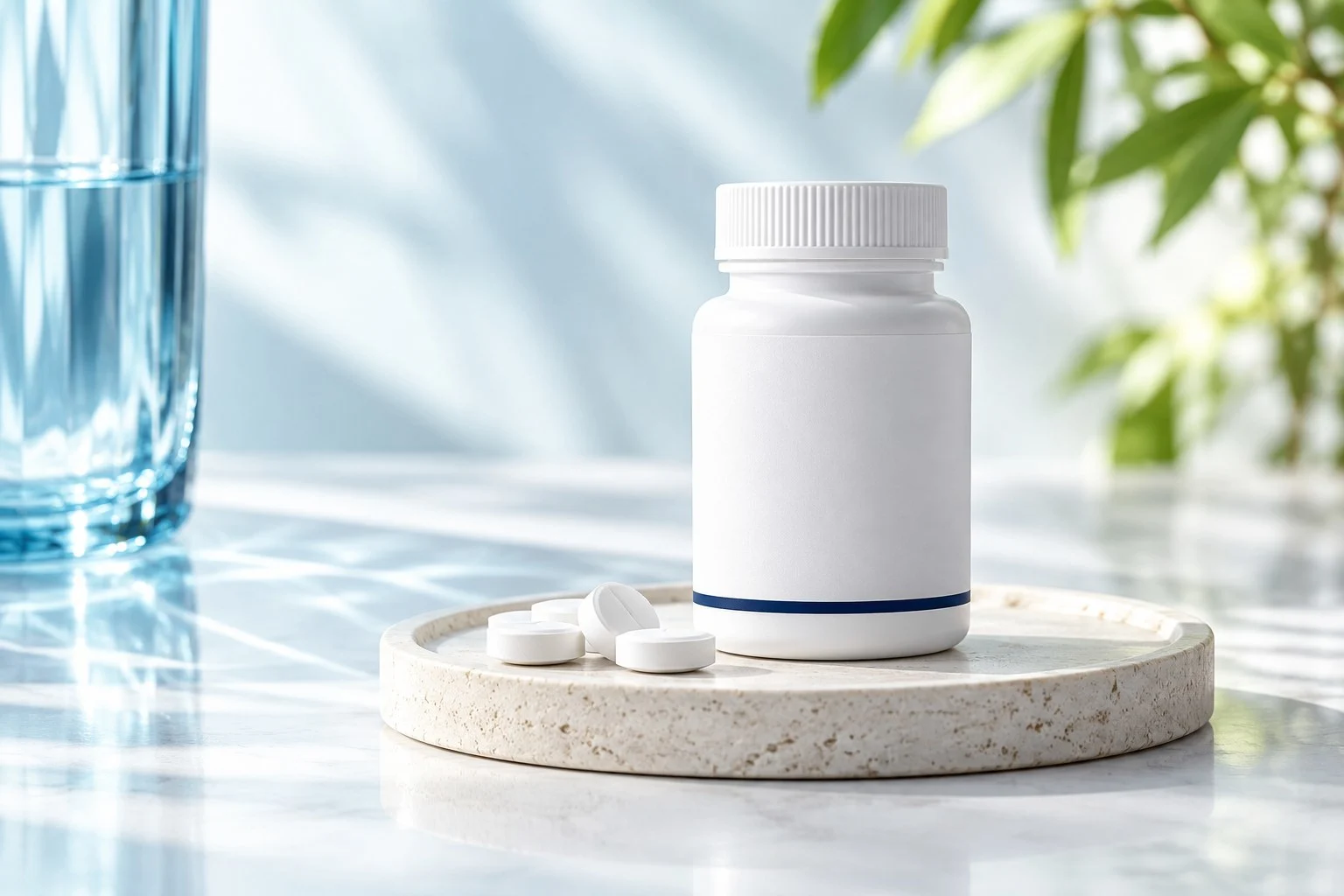 Illustrative unbranded pharmacy packaging